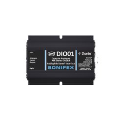 Sonifex AVN-DIO01 Dante to Analogue XLR Stereo Output Black