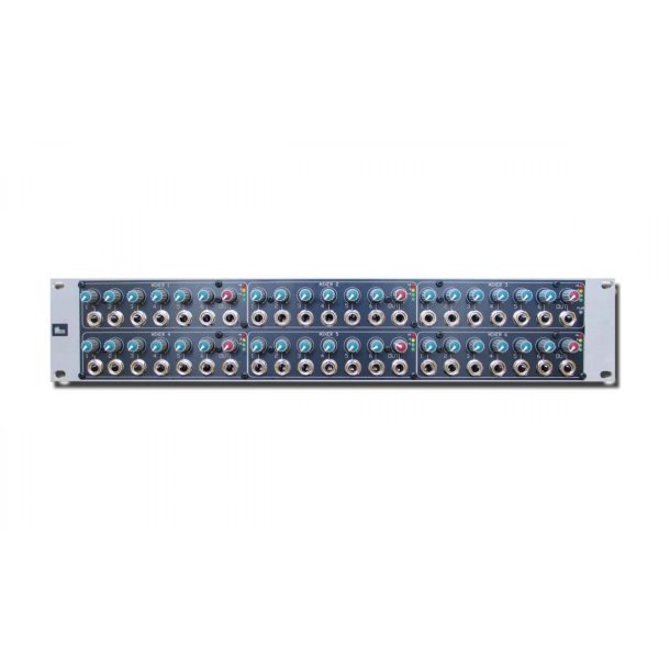 Glensound DITTO-616J 6 input Mixer with extra jack inputs x 6 in 2U 19