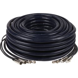 Datavideo CB-22H Multi cable w 4&5p-XLR, 2x BNC (30m)-1x 4 pin XLR power cable, 1x5 pin XLR Intercom