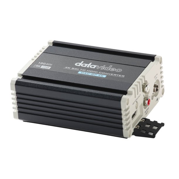 DataVideo DAC-8P 4K (12G SDI to HDMI 2.0) converter - Featuring SDI input and both an SDI and HDMI output