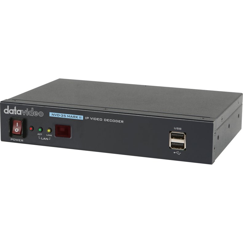 DataVideo NVD-35MK2 Stream decoder, SDI output and SRT decoding