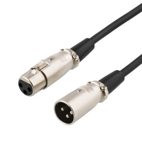 Deltaco XLR-1020 audio cable 2m, XLR male/XLR female