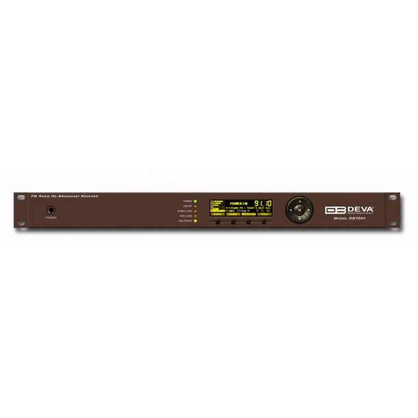 DEVA DB7001 FM Radio Re-Broadcast Receiver DSP-based with TCP/IP Connectivity