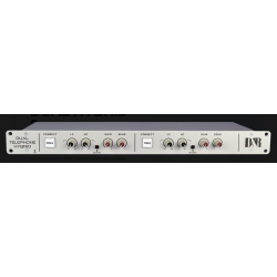 D&R Dual Telephone Hybrid-2 - active, 2 phone lines, balanced XLR audio and GPIO 