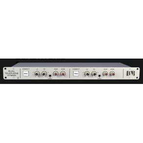 D&R Dual Telephone Hybrid-2 - active, 2 phone lines, balanced XLR audio and GPIO 