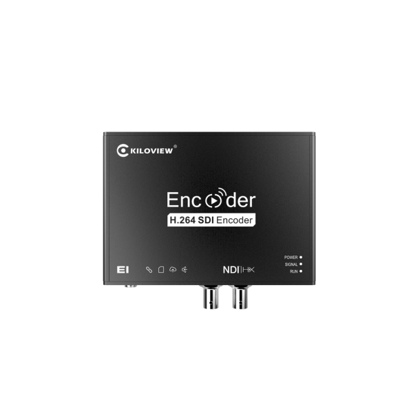 Kiloview E1-s NDI HX (HD 3G-SDI Wired NDI Video Encoder) for live production, streaming, broadcasting, recording 
