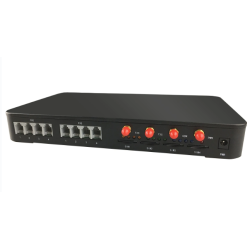 Eurocaster GSM Fixed wireless terminal FWT 4S, 4 Sim card, 4 POTS channel in/out.  GSM Quad band