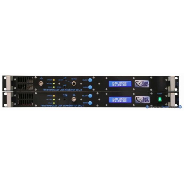 Eurocaster TX(ECL-T)+RX(ECL-R) MPX/Mono, VHF/UHF 10W