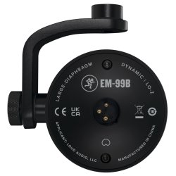 Mackie EM-99B Dynamic Broadcast Microphone incl XLR cable, table mount and windscreen