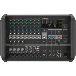 Yamaha EMX5 Box-type robust portable Powered Mixer feat. high efficiency Power Amplifier.