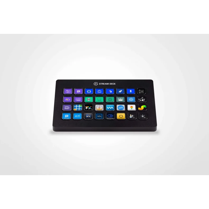 Elgato Stream Deck XL - 32 customizable LCD keys to get more studio-level control 