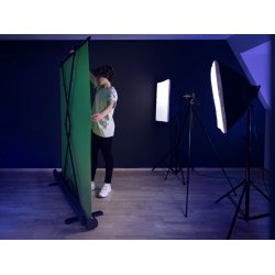 Elgato Green Screen, pop-up screen, 148 x 180 cm (Screen); 164,5 x 10,5 x 11,5 cm (foldet)n