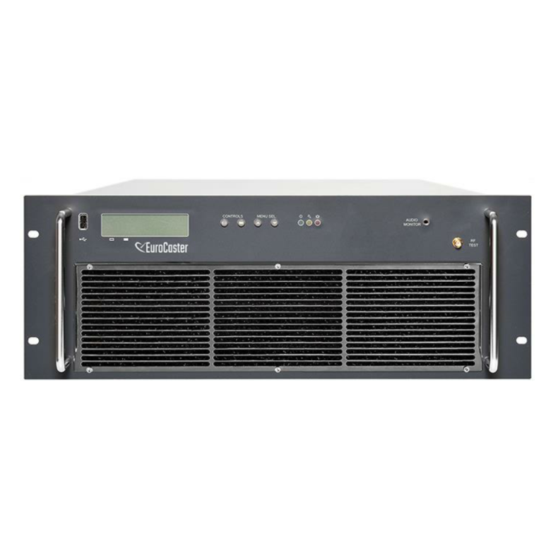 EuroCaster DDS5000, 5 kW Digital FM Transmitter, 4U, Stereo, Soft clipper,Web server, SNMP, 7/8" con