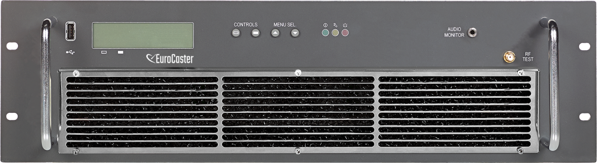 EuroCaster DDS 2000 Digital FM Transmitter 2 kW, 3U, Stereo, Soft ...