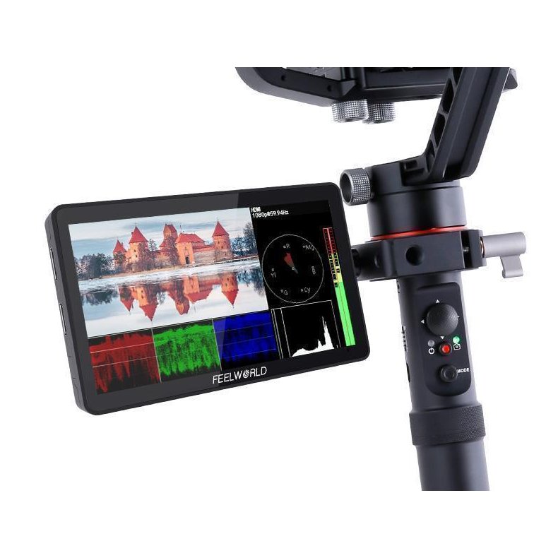 Feelworld F6 PLUS V2 6" 3D LUT Touch Screen DSLR Camera Field Monitor IPS FHD1920x1080 Support 4K