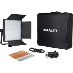 Nanlite 600DSA 5600K LED Panel with DMX Control, max output 4536 lumen (6809 Lux @ 1m 5600K)