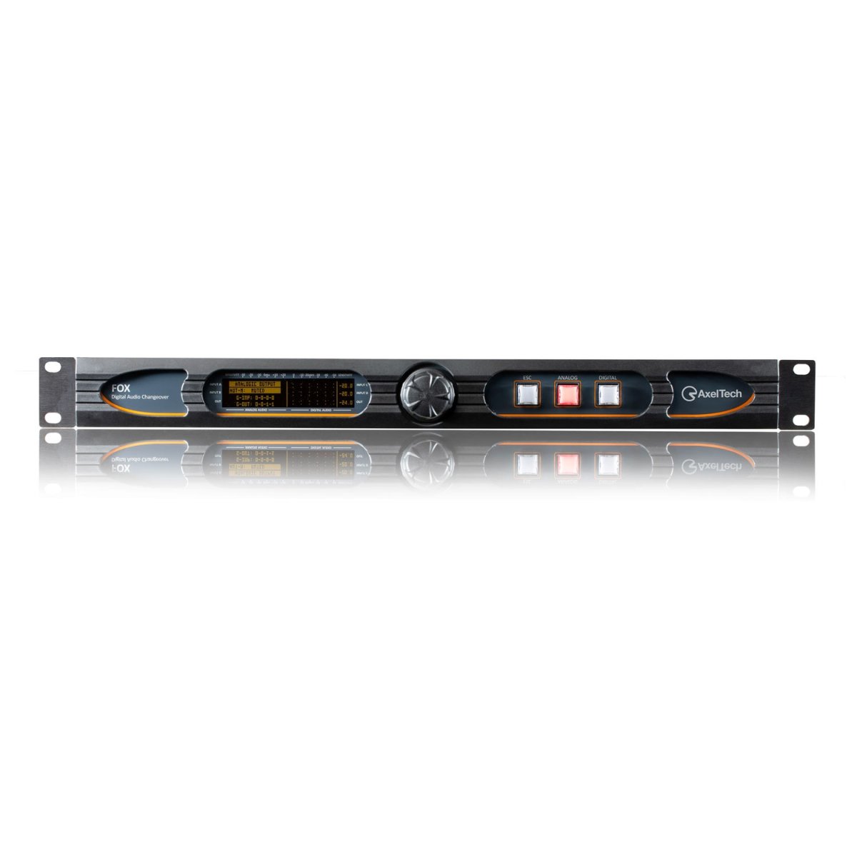 Axel Fox MKII audio changeover, 2 XLR analog inp, 2 AES/EBU digital inp ...