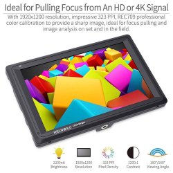 Feelworld FW279 7" 2200nit Daylight Viewable Camera Field Monitor 4K HDMI In/Out 1920X1200 IPS Panel