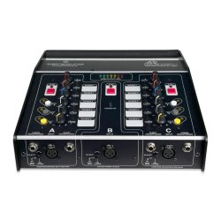 Glensound  CU001 Dante V1 Three commentators. Dante and electronically balanced analogue I/O