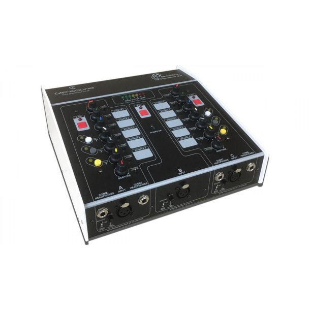 Glensound GS-CU001J MKII Version 3 Multi Purpose Three Commentator Unit w/ Sidetone On The Top Panel