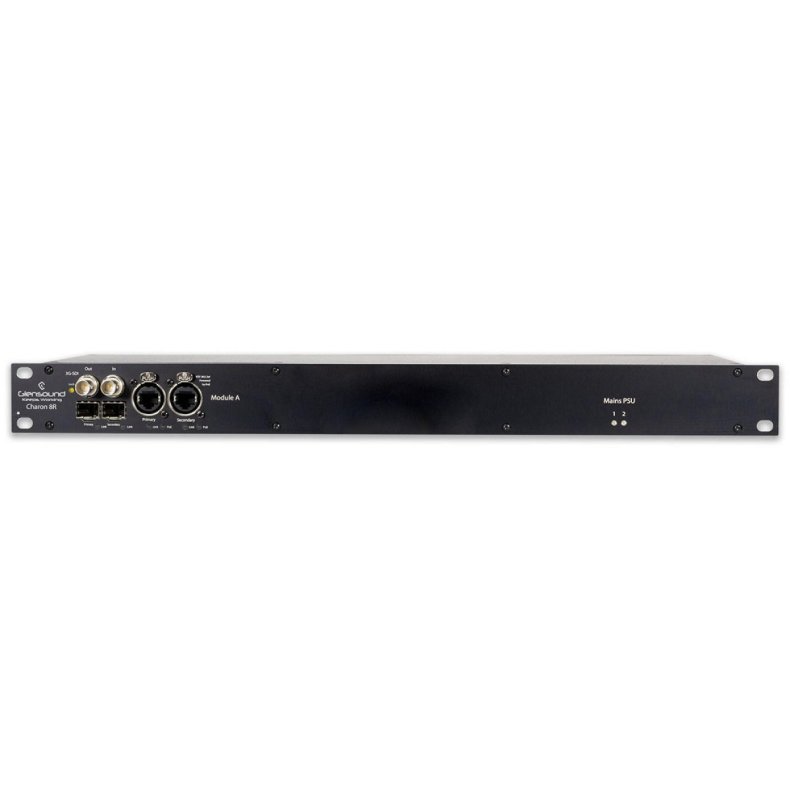 Glensound  Charon 8R1 Rack Mount 8 Channel Dante/SDI embedder de-embedder with 1 module