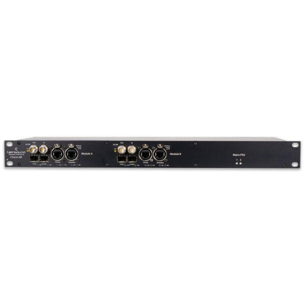 Glensound  Charon 8R2 Rack Mount 8 Channel Dante/SDI embedder de-embedder with 2 modules