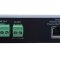 Glensound PoE Dante amplifier with 4 inputs and Windows 10 remote control. Speaker and line output