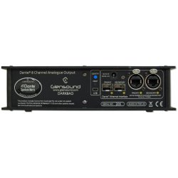 Glensound DARK8O/R 1u 19" 8 outputs on XLR with dual CAT5 and optical Ravenna interface