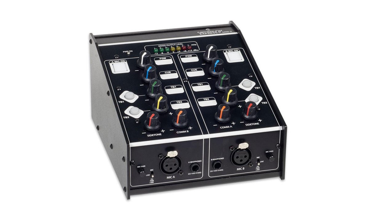 Glensound EXPRESS IP MINI X Ultra Compact desk top, two user Dante ...