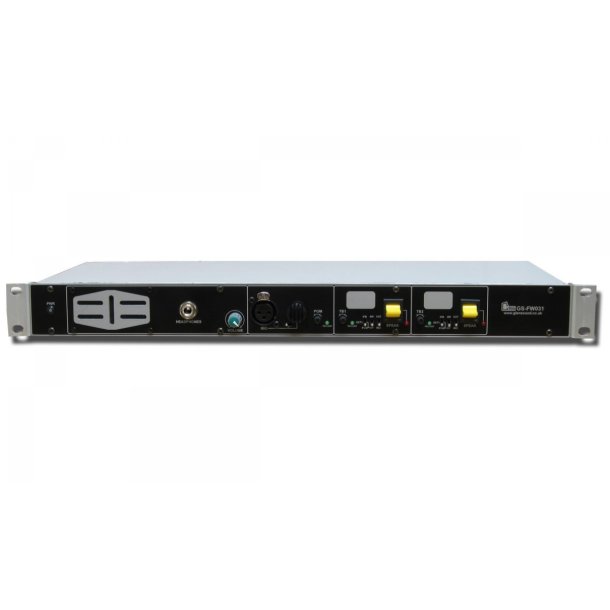 Glensound FW31 Twin 4 wire 1U subrack with IFB and 2 external inputs