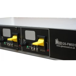 Glensound FW31 Twin 4 wire 1U subrack with IFB and 2 external inputs
