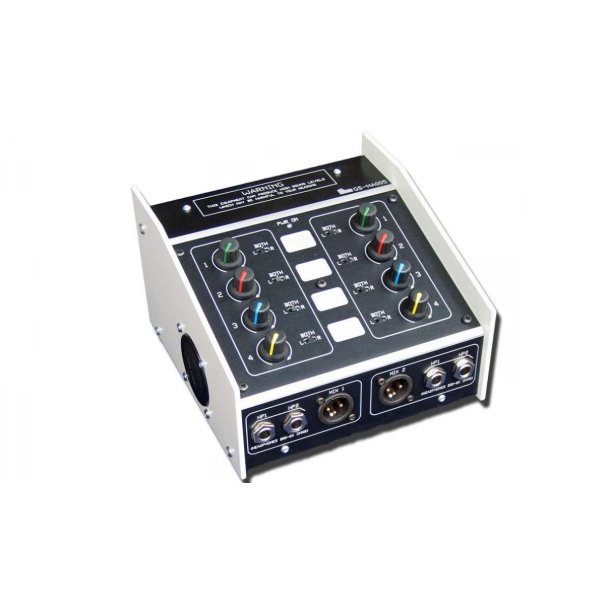 Glensound GS-HA005  4 input twin headphone amplifier with 4 inputs