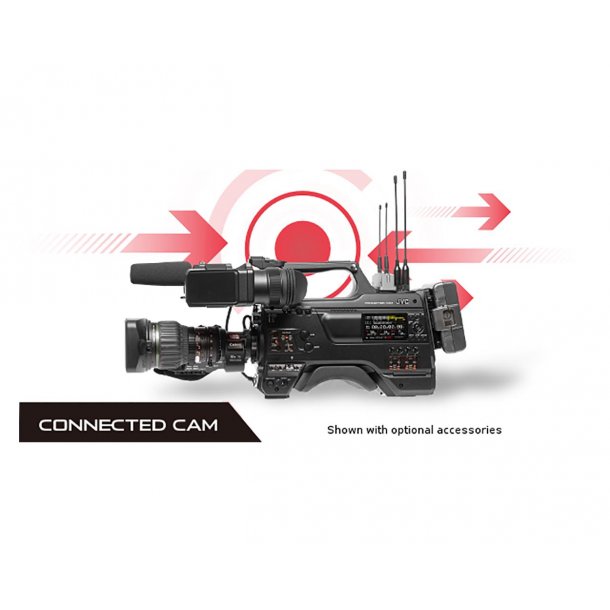 JVC GY-HC900CHE Shoulder-mount/studio ENG IP live streaming HD camcorder with Wifi, GPS, remote