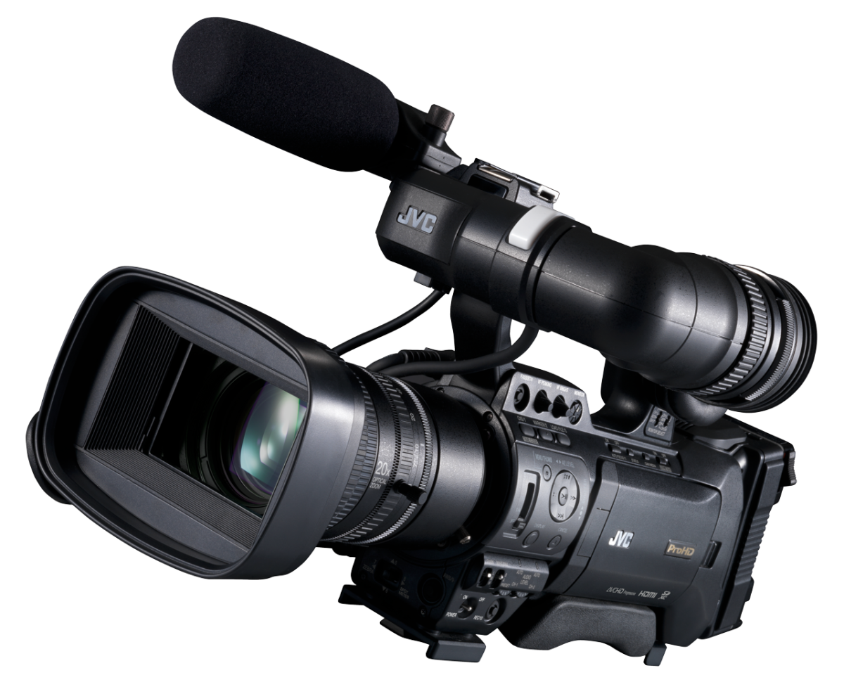 JVC GY-HM850RE Shoulder-mount IP live streaming ENG HD camcorder with ...
