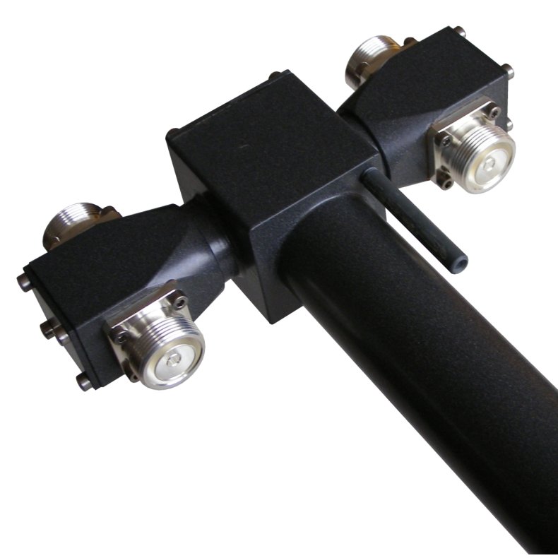 EuroCaster GAXS/4M FM Double Steps Power Splitters 4 Out 8kW Aluminium