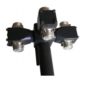 EuroCaster GAXF/6M FM Double Step Power Splitters 6 Out 5kW Aluminium