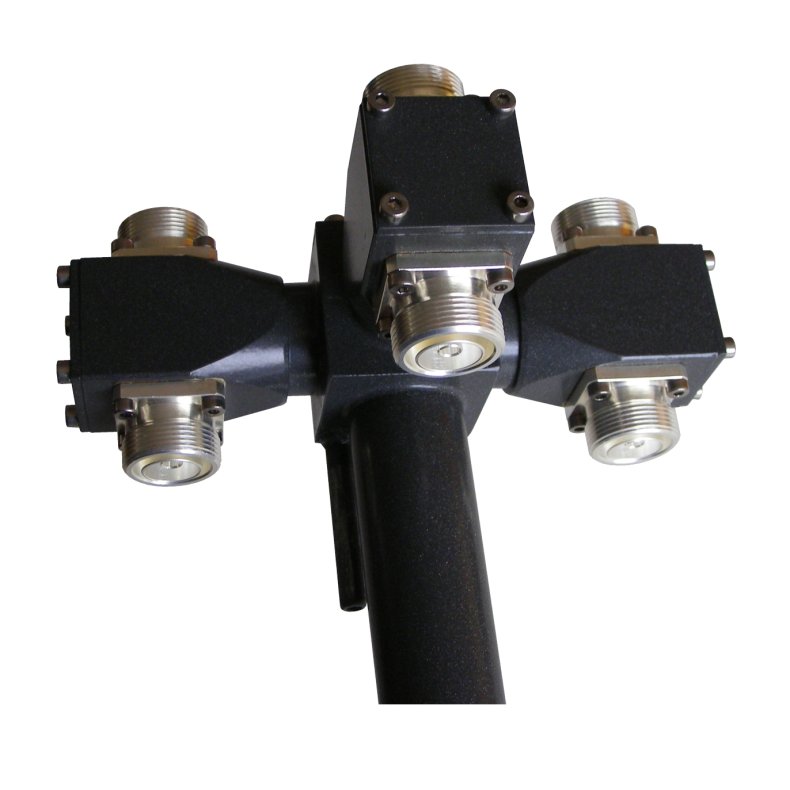 EuroCaster GAXS/6M FM Double Steps Power Splitters 6 Out 12kW Aluminium