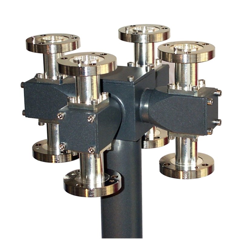 EuroCaster GAXS/8F FM Double Steps Power Splitters 8 Out 15kW Aluminium