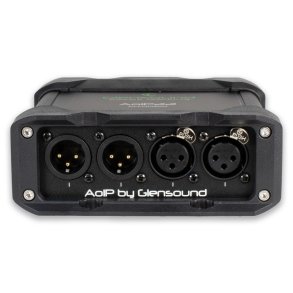 Glensound AoIP-22 MKII Dante/AES67 2-Channel Bi-Directional Audio Interface