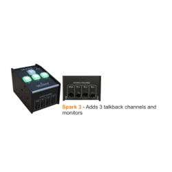 Glensound Spark 3 Compact single user desktop commentary with 3 talkbacks