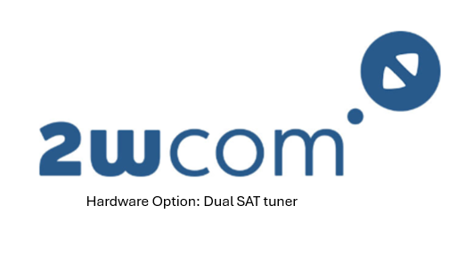 2wcom Hardware Option: Dual SAT tuner for MPX-1g stereo/RDS encoder ...