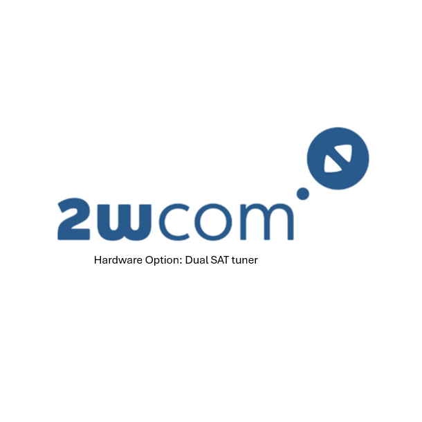 2wcom Hardware Option: Dual SAT tuner for MPX-1g stereo/RDS encoder