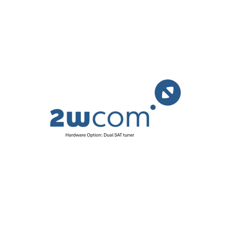 2wcom Hardware Option: Dual SAT tuner for MPX-1g stereo/RDS encoder