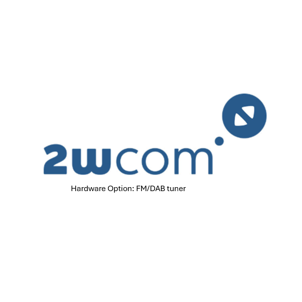 2wcom Hardware Option: FM/DAB tuner for MPX-1g stereo/RDS encoder