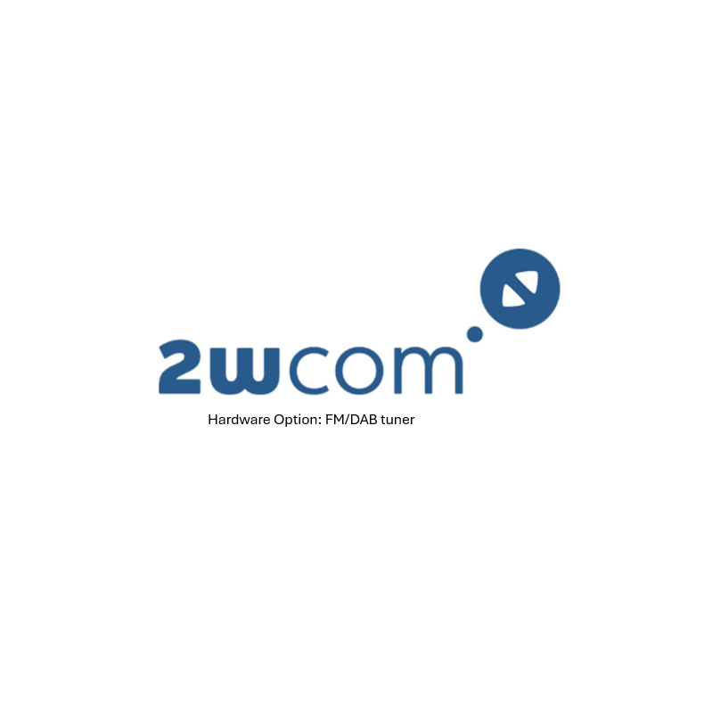 2wcom Hardware Option: FM/DAB tuner for MPX-1g stereo/RDS encoder