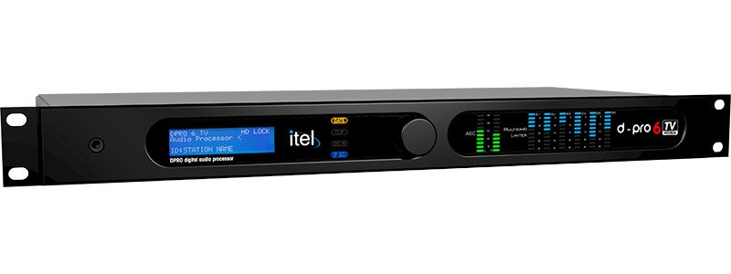 Itel DPRO6 TV multiband digital audio processor with integrated SDI ...