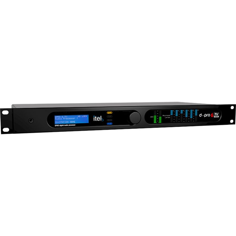 Itel DPRO6 TV multiband digital audio processor with integrated SDI audio embedder-deembedder