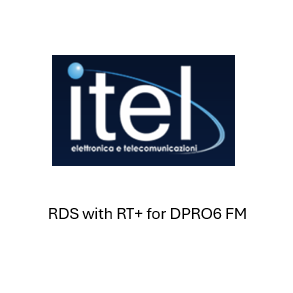 Itel RDS with RT+ for DPRO6 FM broadcast audio processor 