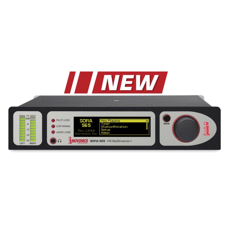 Inovonics 565 SOFIA FM SiteStreamer+ DSP-based remote monitor receiver