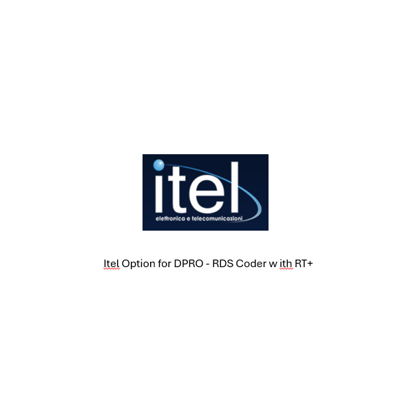 Itel Option for DPRO - RDS Coder w ith RT+